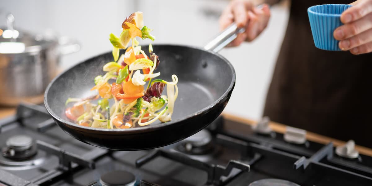 Sautéing Food