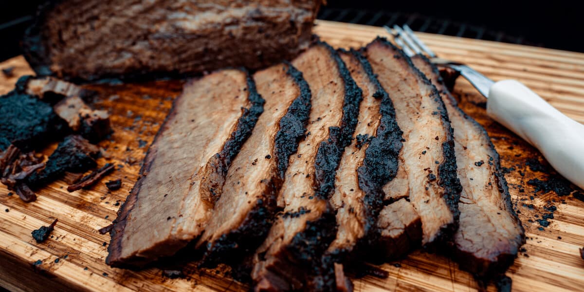Brisket on a Cutting Board