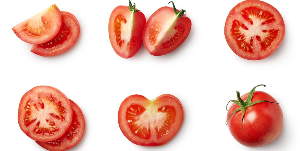 Cut tomatoes
