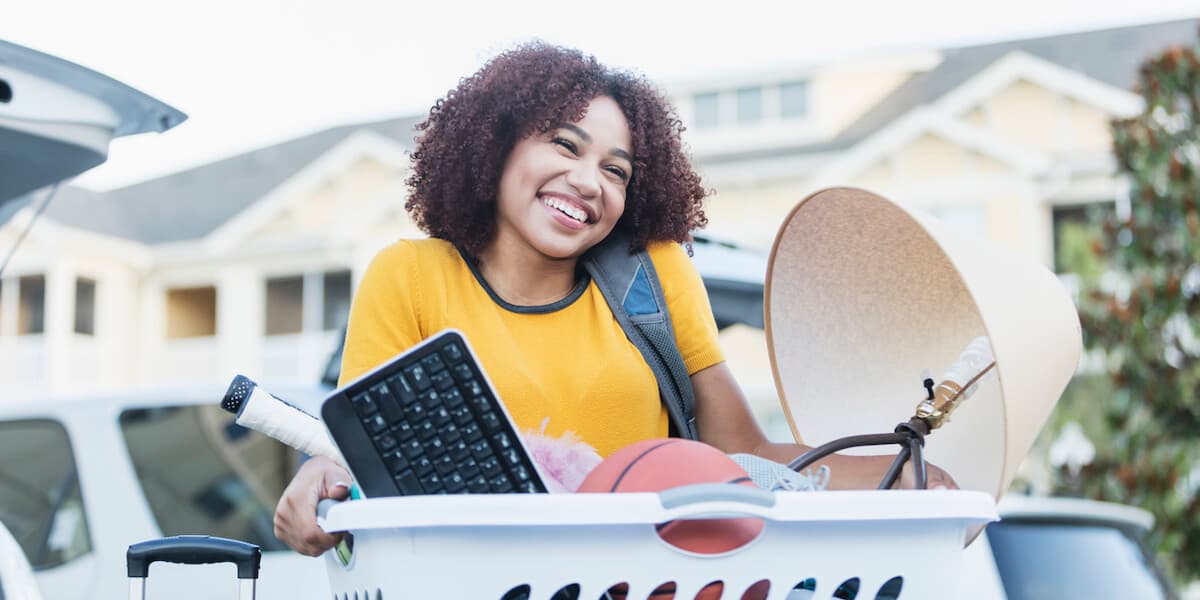 Student moving