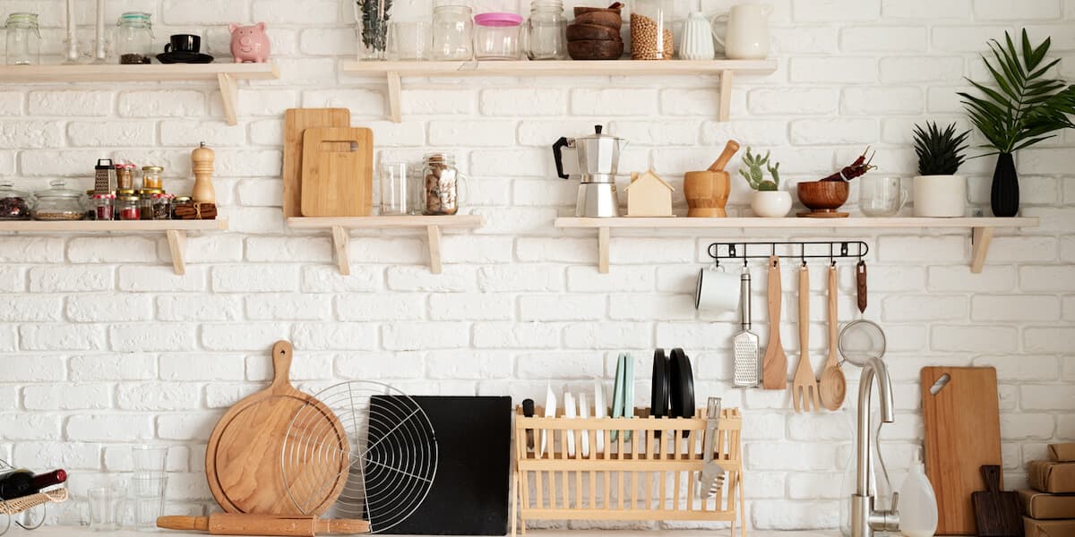 Rustic kitchen interior