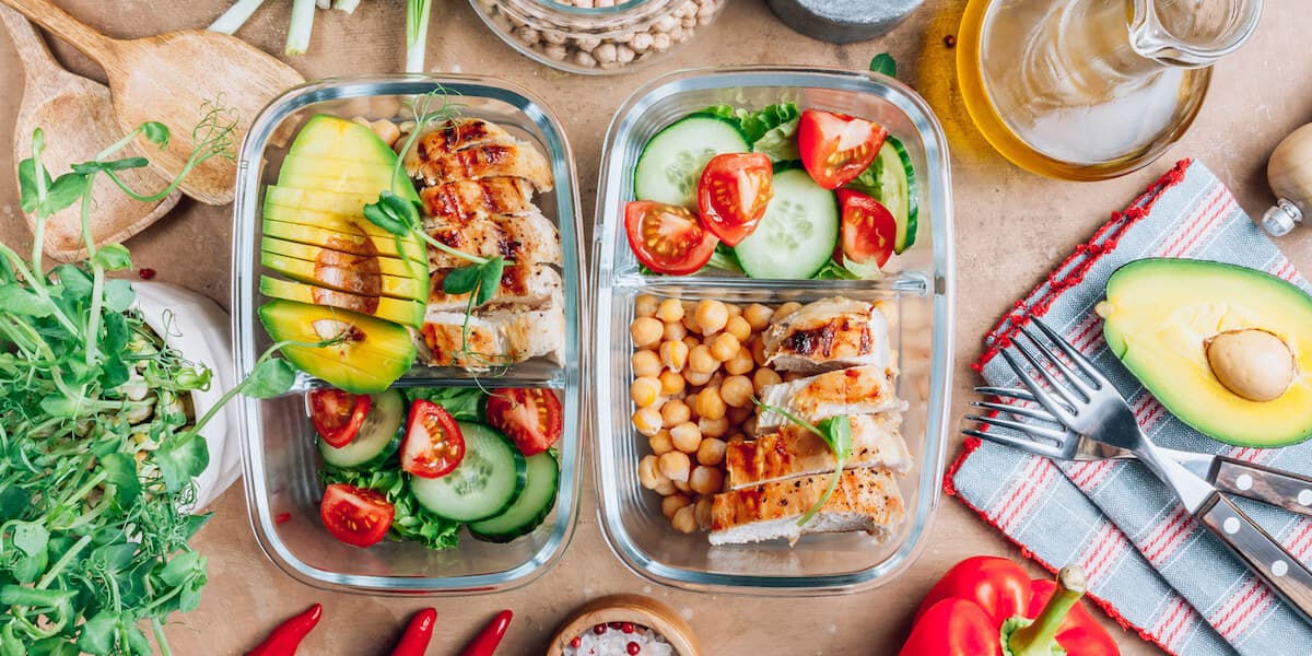 Healthy meal prep